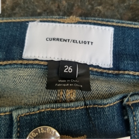 Current/Elliot High rise Straight crop jeans New - Picture 8 of 8